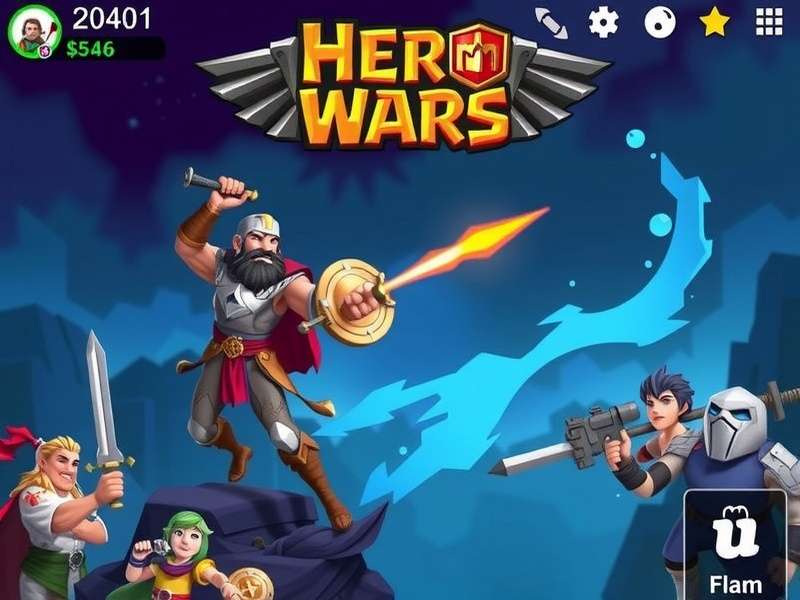 Analysis of Hero Wars game advertisement visuals and strategy