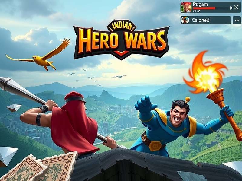 Hero Wars Game running on a high-end PC with detailed graphics