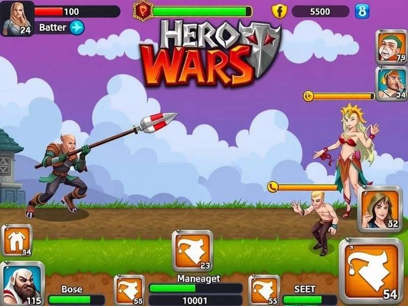 Hero Wars optimal beginner team composition showing Astaroth, Keira, Celeste, Jorgen, and Faceless