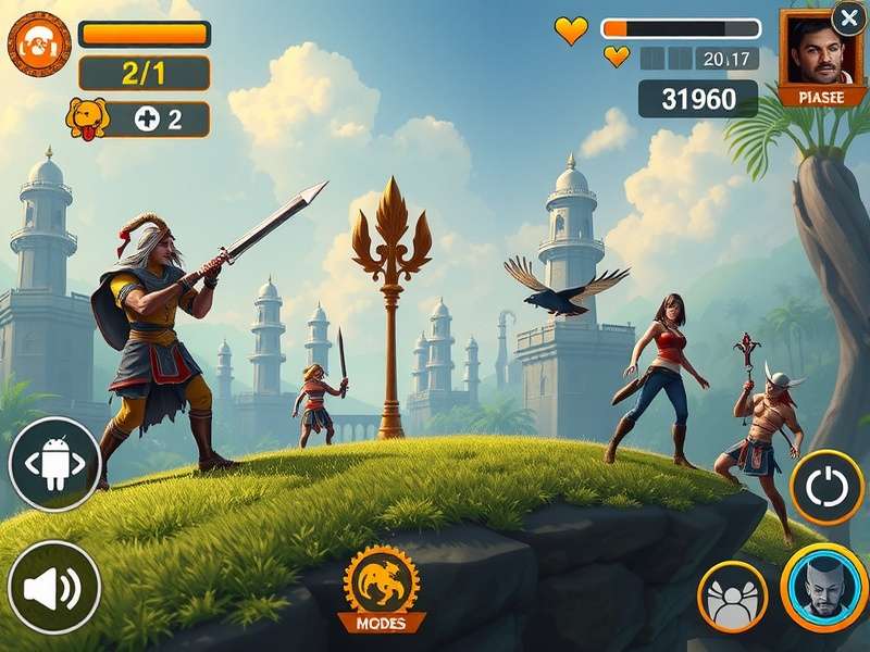 Hero Wars Guild Wars interface showing territory map