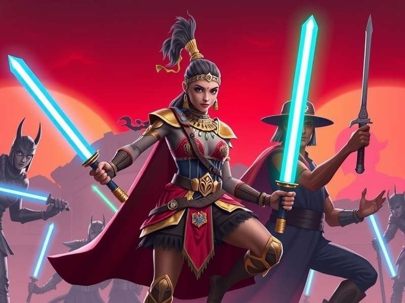 Hero Wars game characters lineup showcasing various heroes