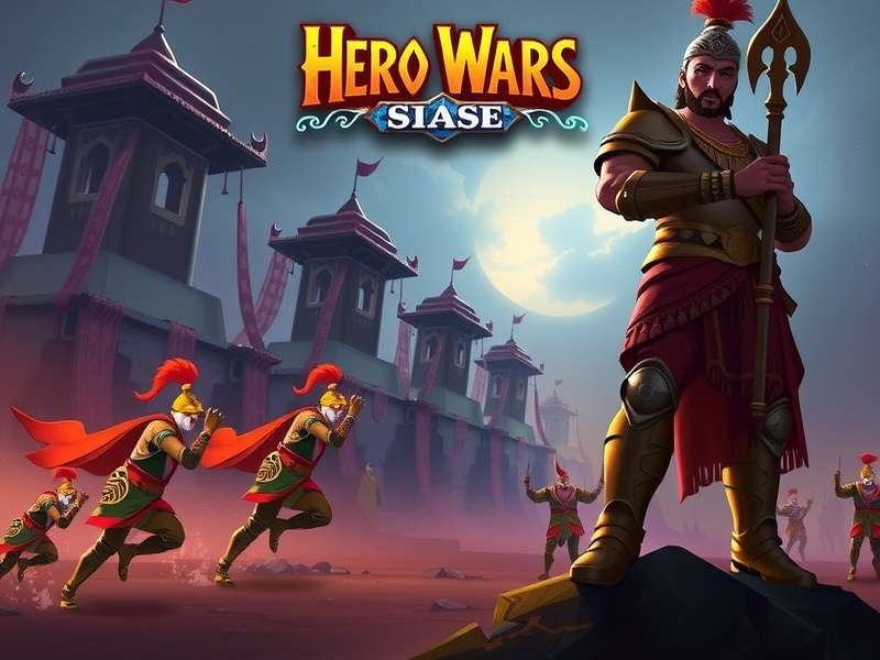 Hero Wars late-game team composition showing synergy between heroes