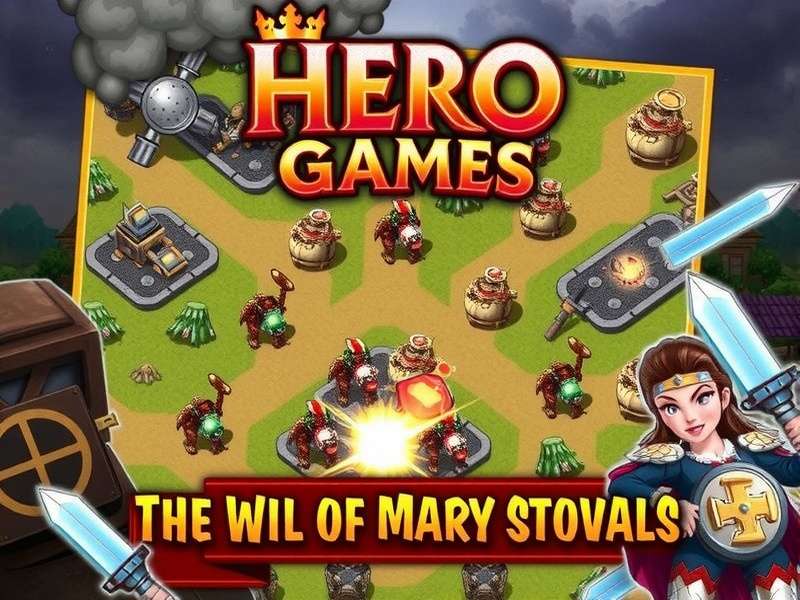 Hero Wars epic battle scene showing heroes fighting