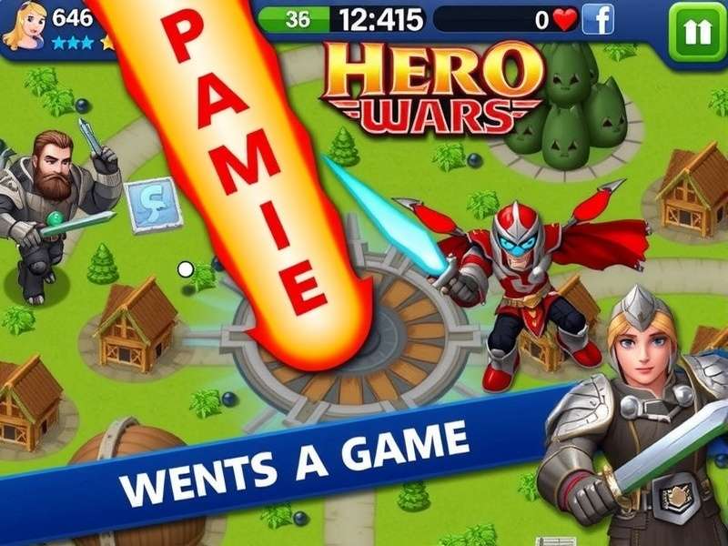 Hero Wars Game Free Online gameplay screenshot showing heroes in battle
