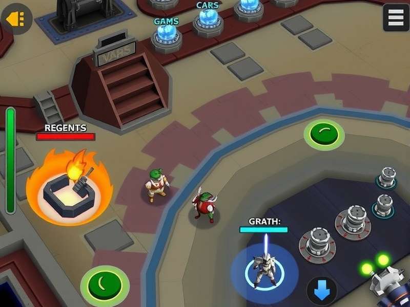 Hero Wars gameplay screenshot showing heroes in battle