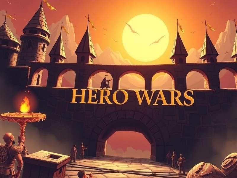 Hero Wars Entrar - Epic Battle Scene