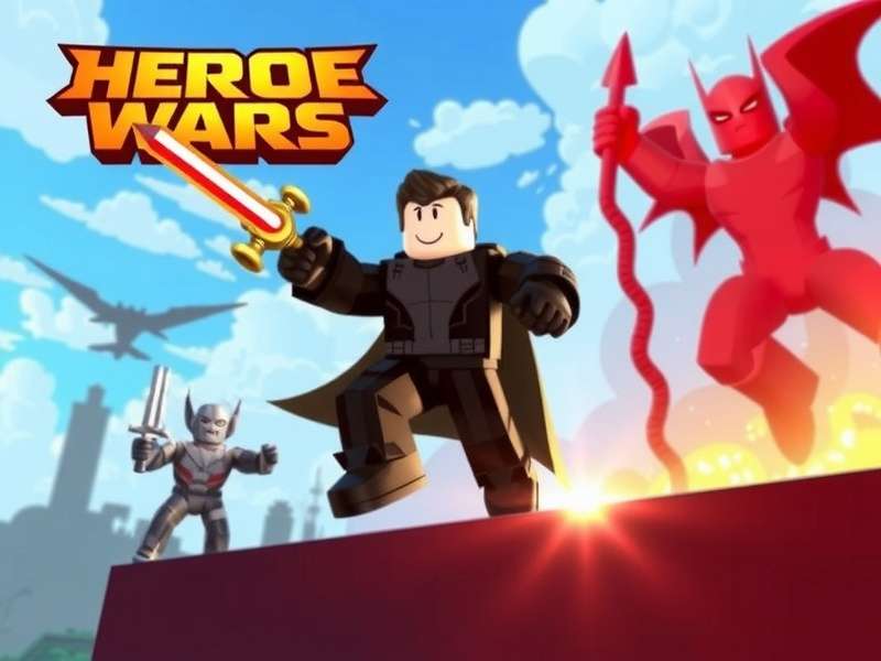 Hero Wars and Roblox gameplay comparison visual