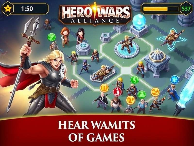 Hero Wars Alliance battle showcasing team synergy