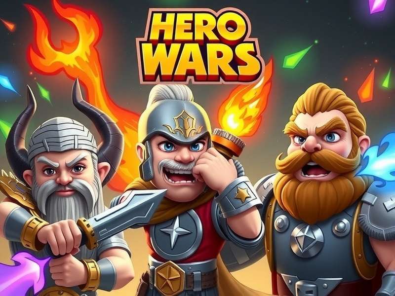 Hero Wars Epic Squad Battle Scene