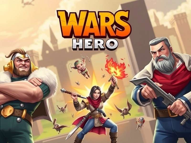 Infographic showing the synergy web of a core Wars Hero connecting to tanks, supports, and damage dealers