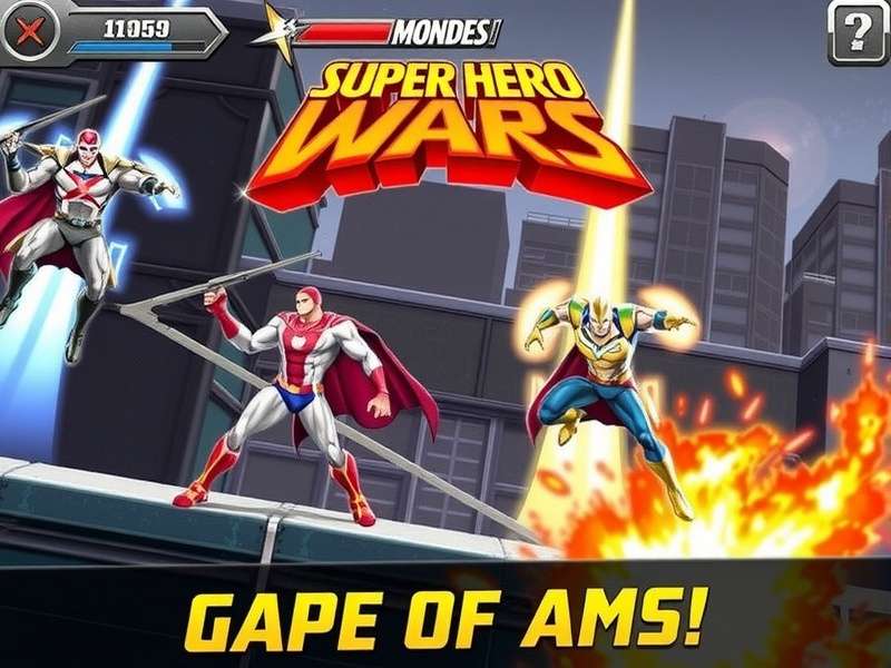 Epic Hero Wars battle scene showing multiple heroes in combat