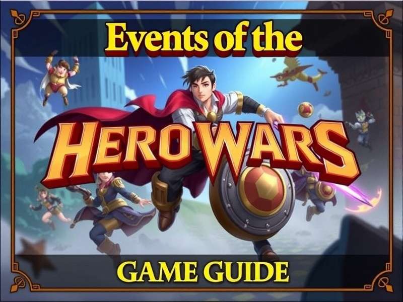 Hero Wars event screen showing multiple in-game event banners and rewards