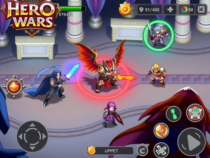 Hero Wars Game Best Heroes For Arena – champion lineup with top-tier heroes like Aurora, Orion and Nebula