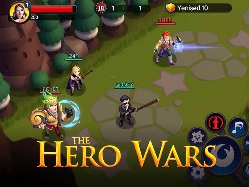 Hero Wars 2022 Events banner showing key characters and event timeline