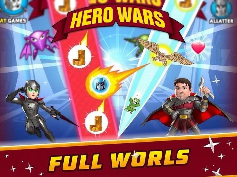 Hero Wars Games For Pc gameplay screenshot showing epic battle with heroes
