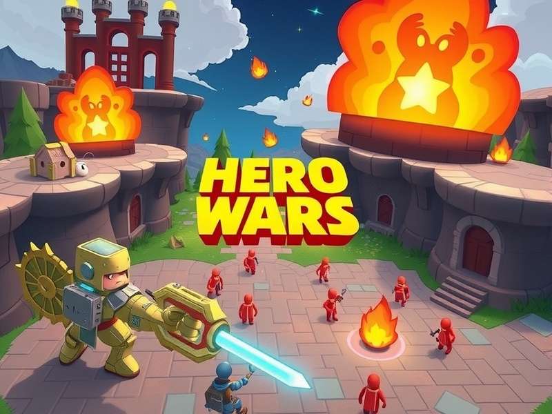Hero Wars Game Video – epic gameplay battle scene